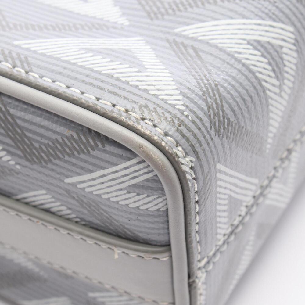 CHRISTIAN DIOR White Diamond Leather Shoulder Bag - Picture 9 of 11
